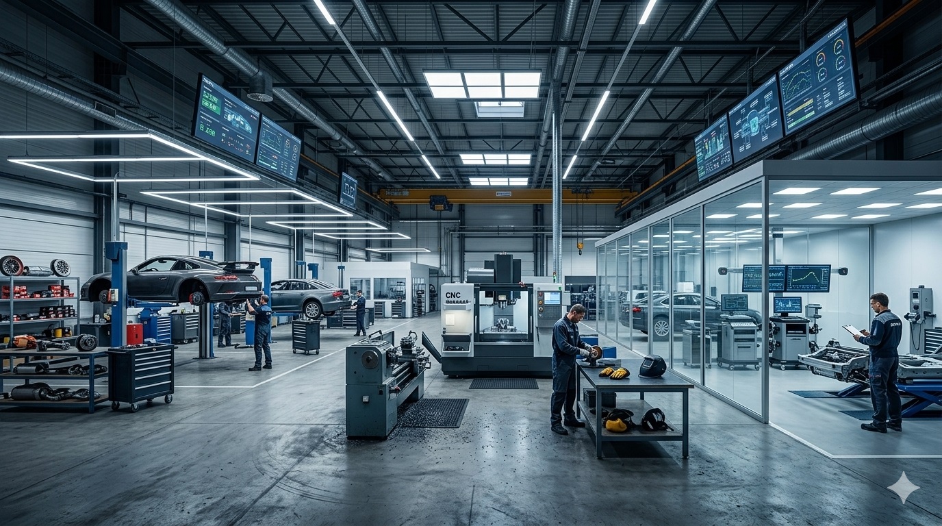 Automotive workshop and quality control